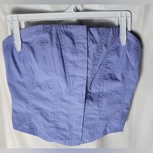 Fashion Nova | Purple Corset | Crop Top Strapless | XS